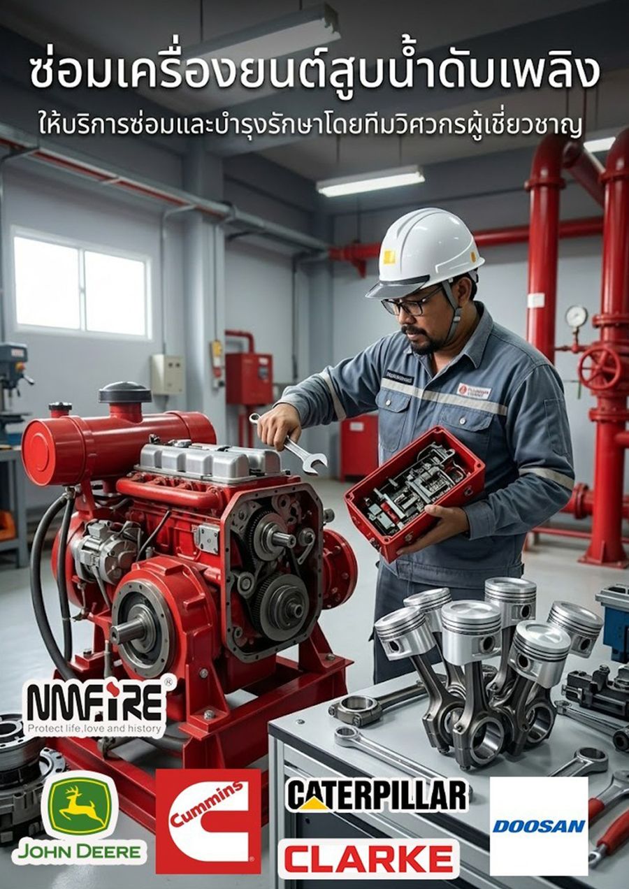 ซ่อมเครื่องยนต์ firepump
