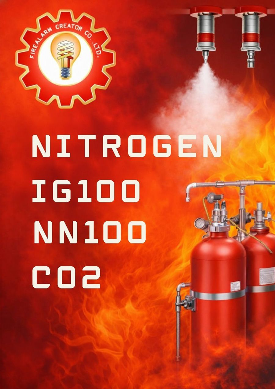 ระบบดับเพลิงอัตโนมัติ IG100 ไนโตรเจน inert gas